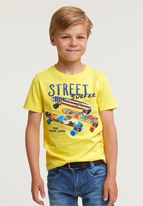 Normal Fit Basic T-Shirt Short Sleeves Lemonade - Jaune