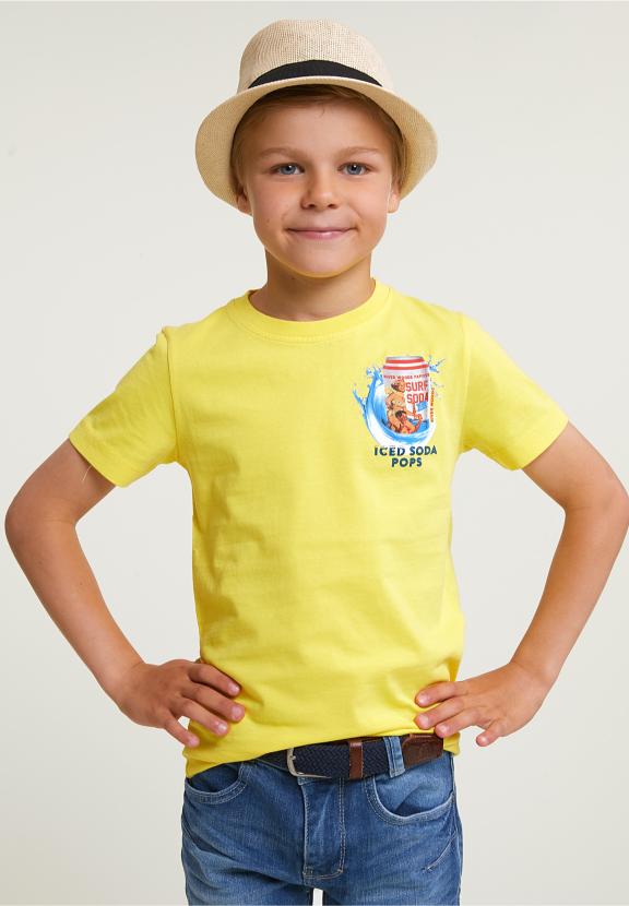 Normal Fit Basic T-Shirt Short Sleeves Lemonade - Jaune