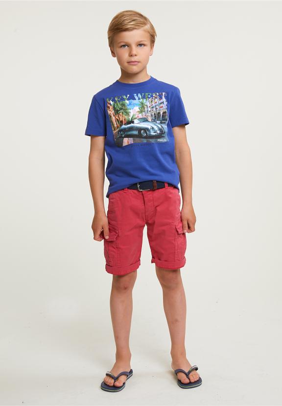 Normal Fit Basic T-Shirt Short Sleeves Yale Blue - Bleu