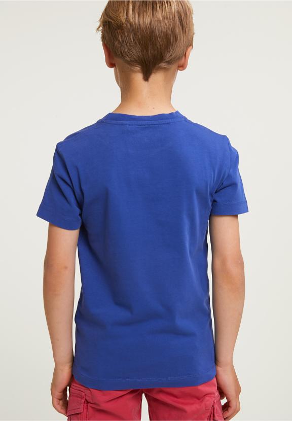 Normal Fit Basic T-Shirt Short Sleeves Yale Blue - Bleu