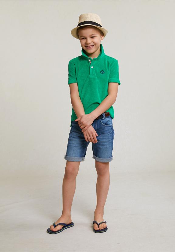 Custom Fit Sponge Polo Papaya - Vert