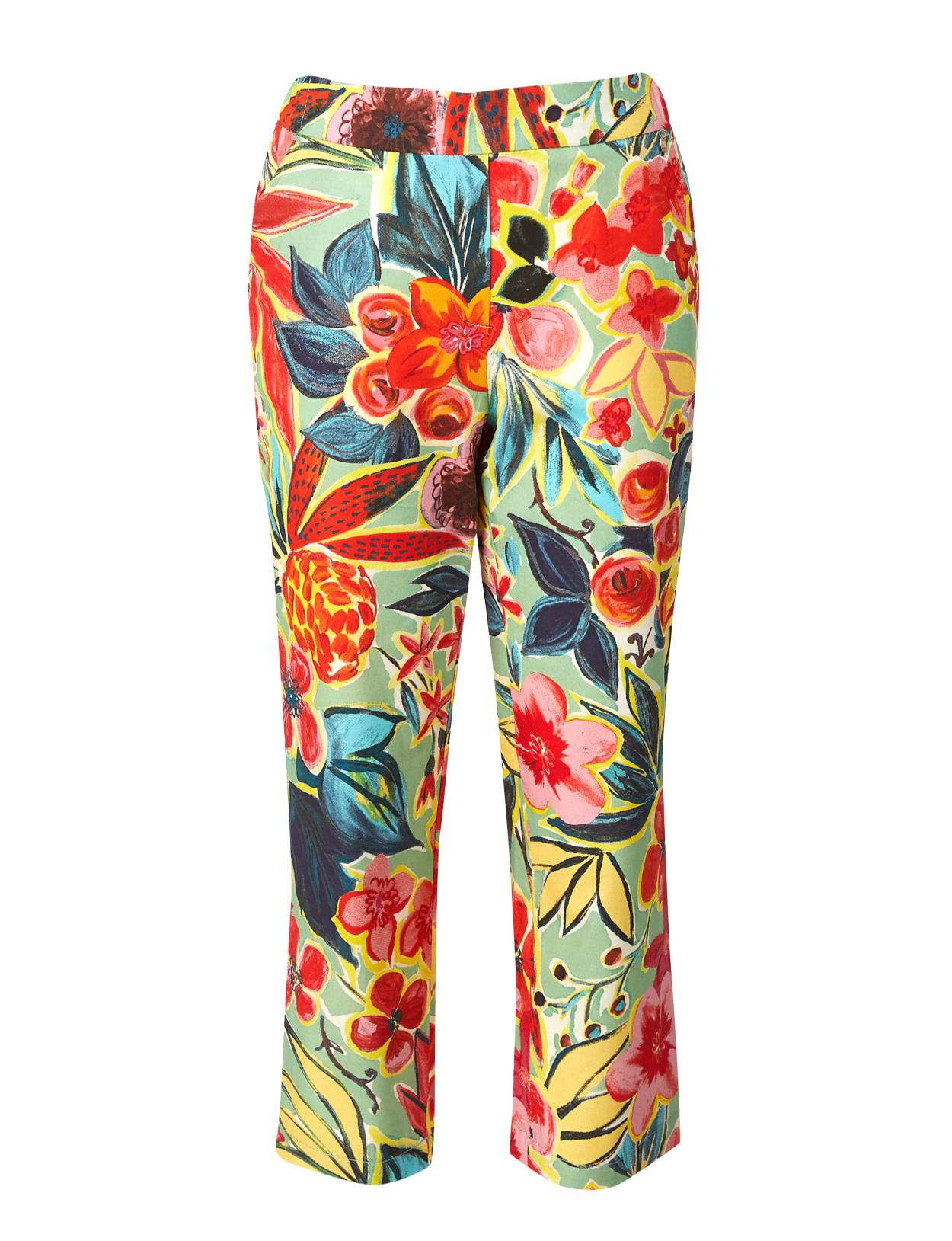 Straight Cotton Pants - Multi