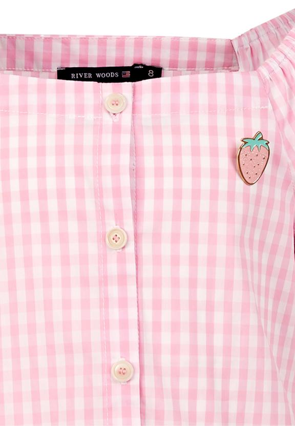 Boat Neck Shirt - Pink