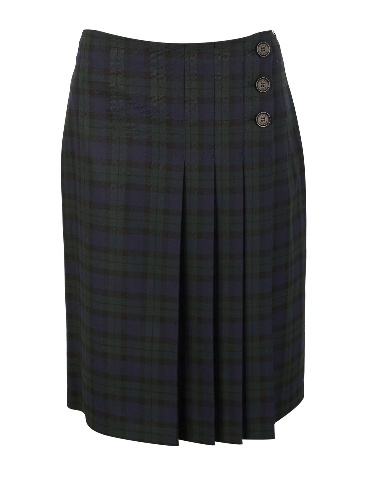 Pleated Skirt In Green - Vert