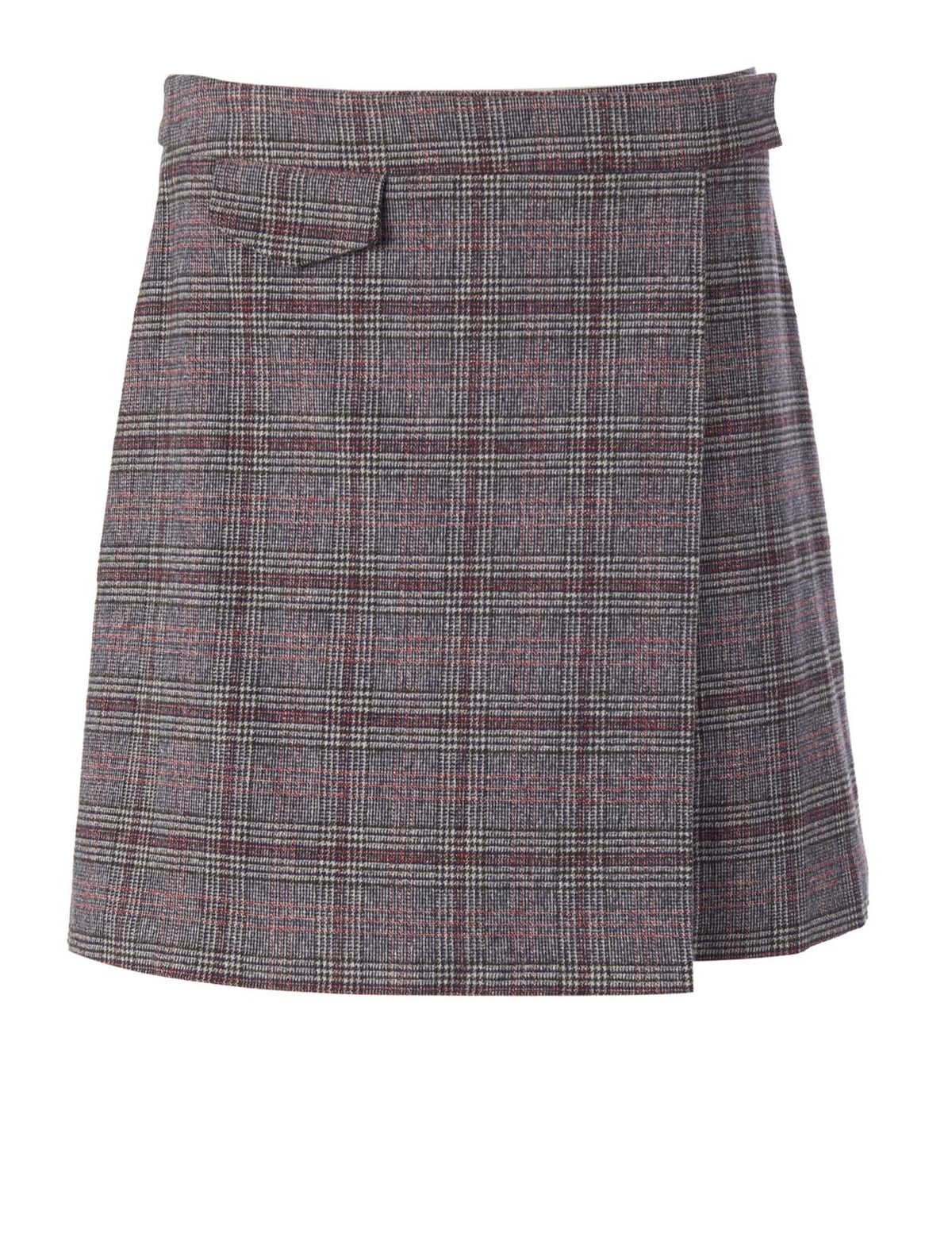 Wrap Skirt In Grey - Gris