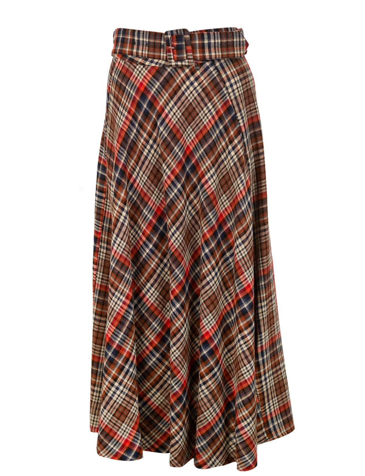 Long Floaty Skirt In Multi - Multi