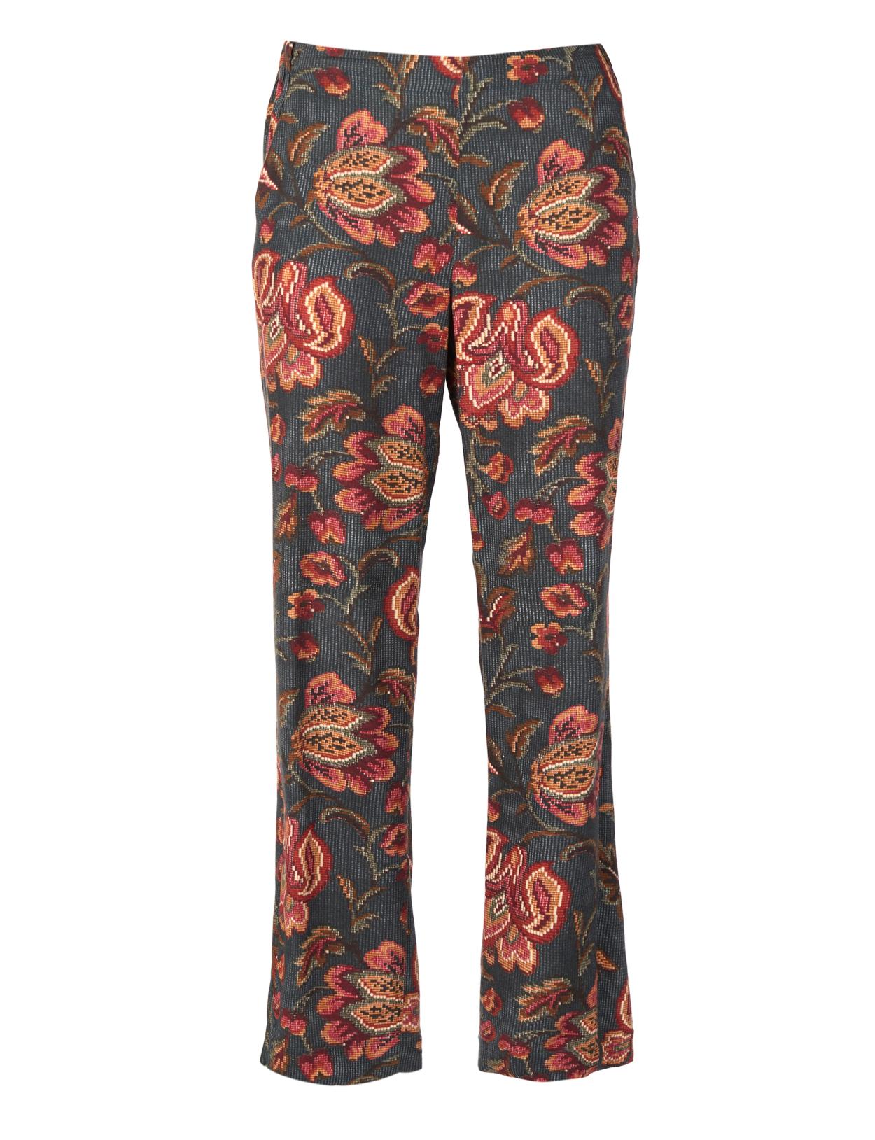 Viscose Pants In Green - Vert