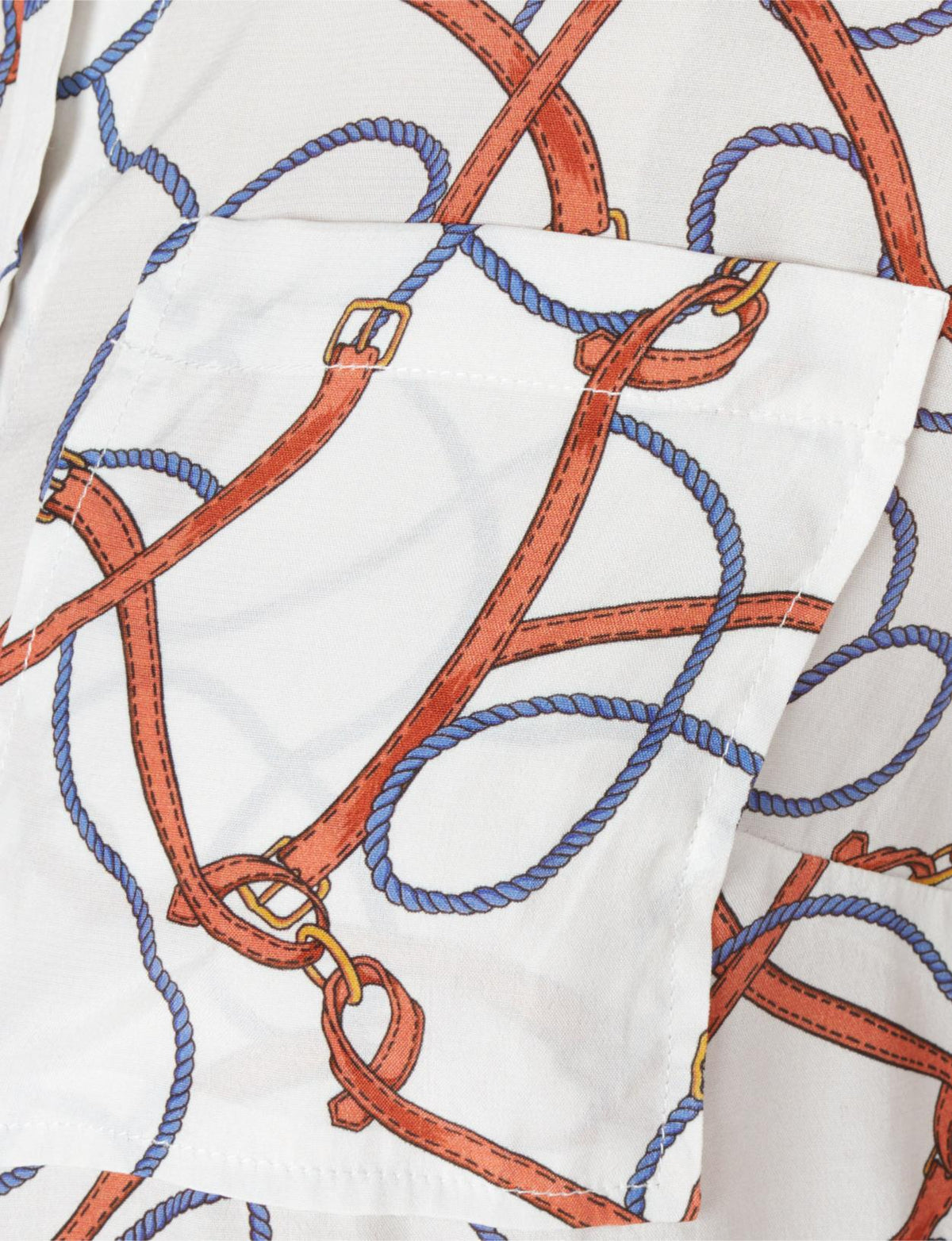 Chemise Avec Poches Poitrine En Blanc - W