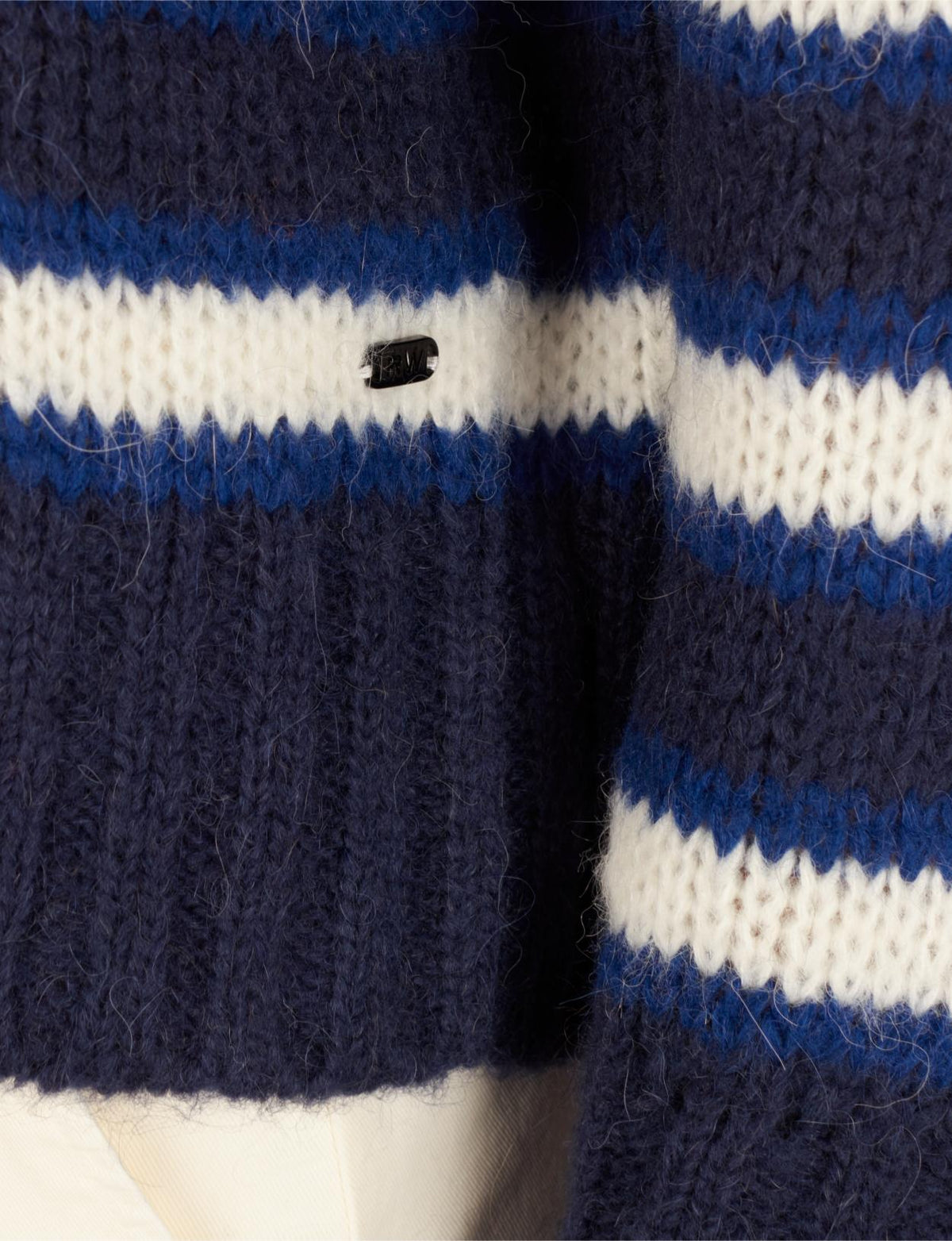 Striped Pullover In Blue - Bleu