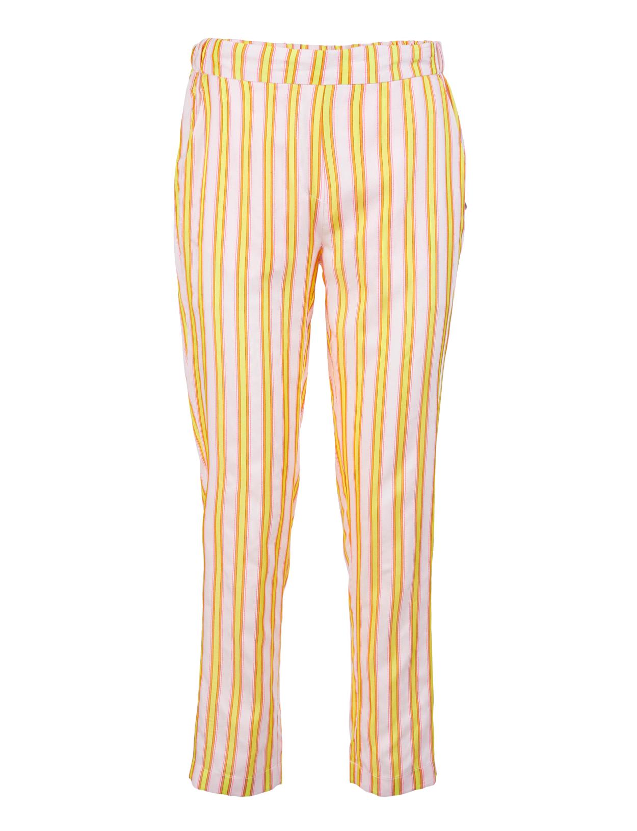Straight Pants In Yellow - Jaune