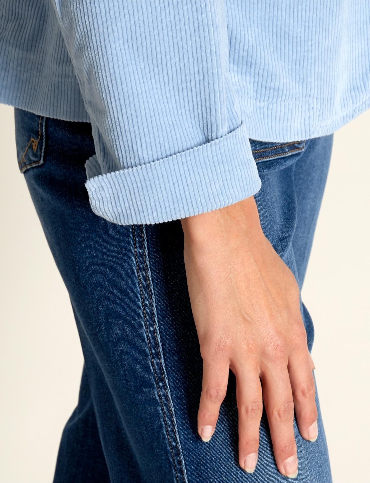Fitted Blazer In Blue - Bleu