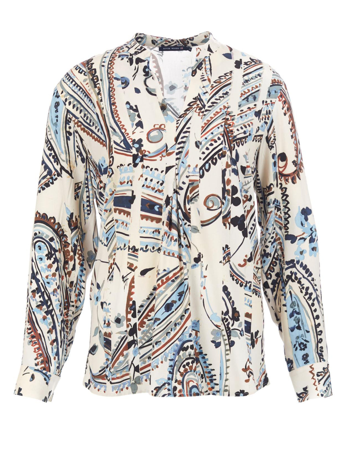 Viscose Popover Shirt In Multi - Multi