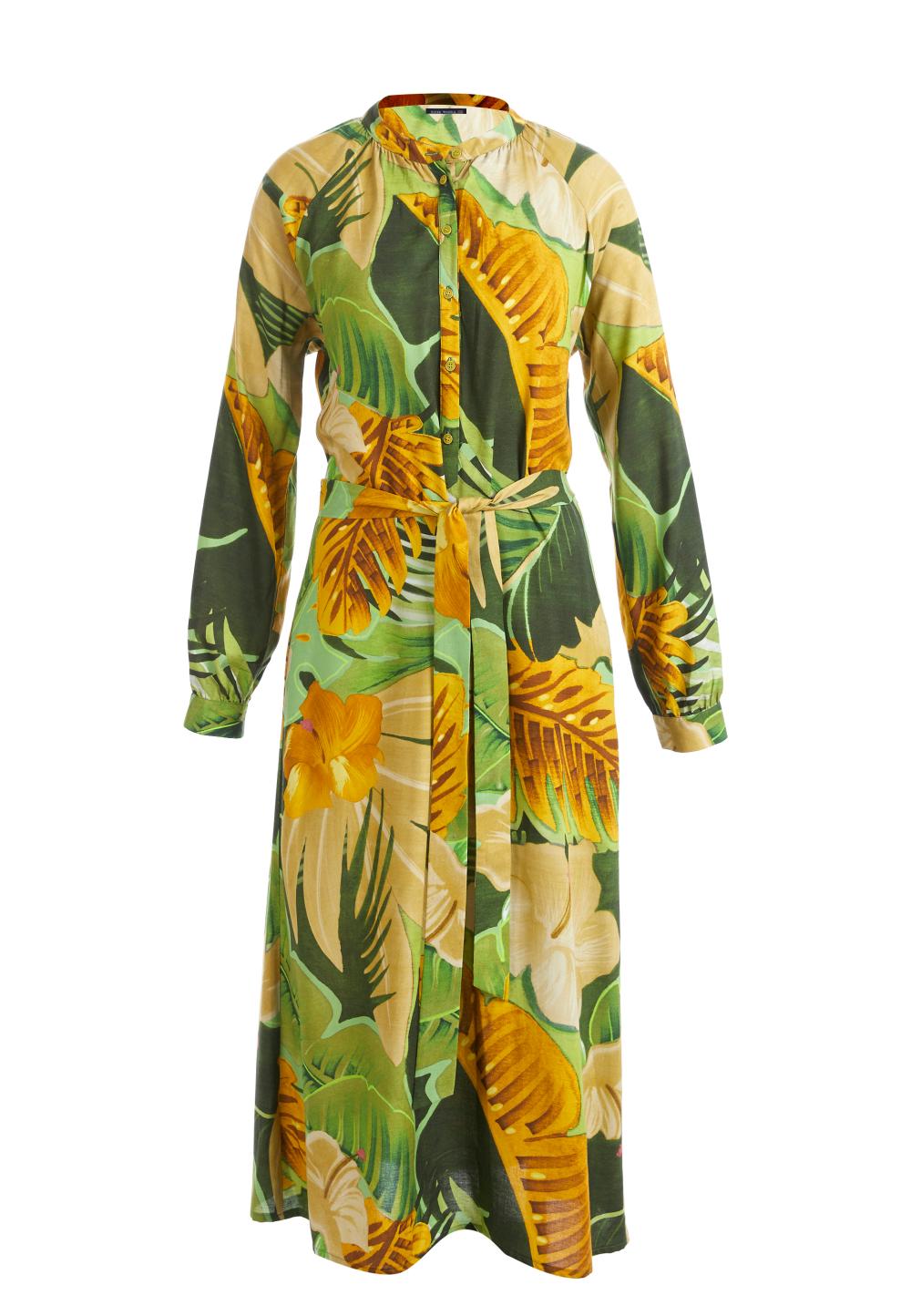 Comfort A-line dress in Green