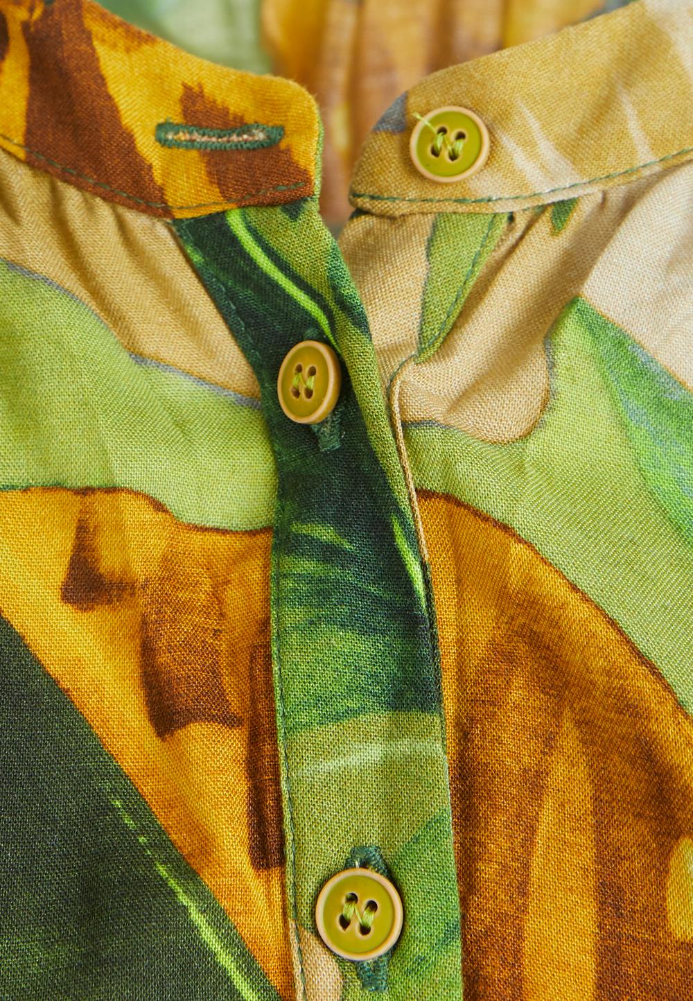 Comfort A-Line Dress In Green - Vert