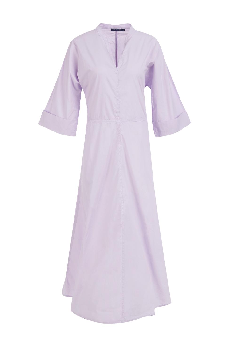 Long A-line dress in Purple