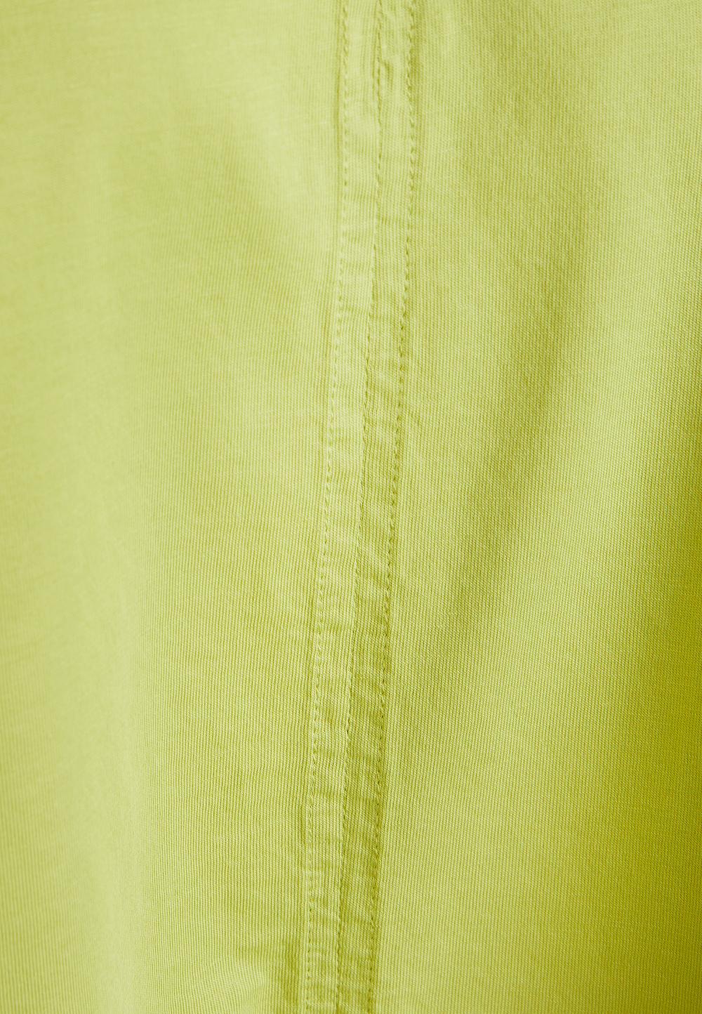 Loose V-Neck T-Shirt In Green - Vert