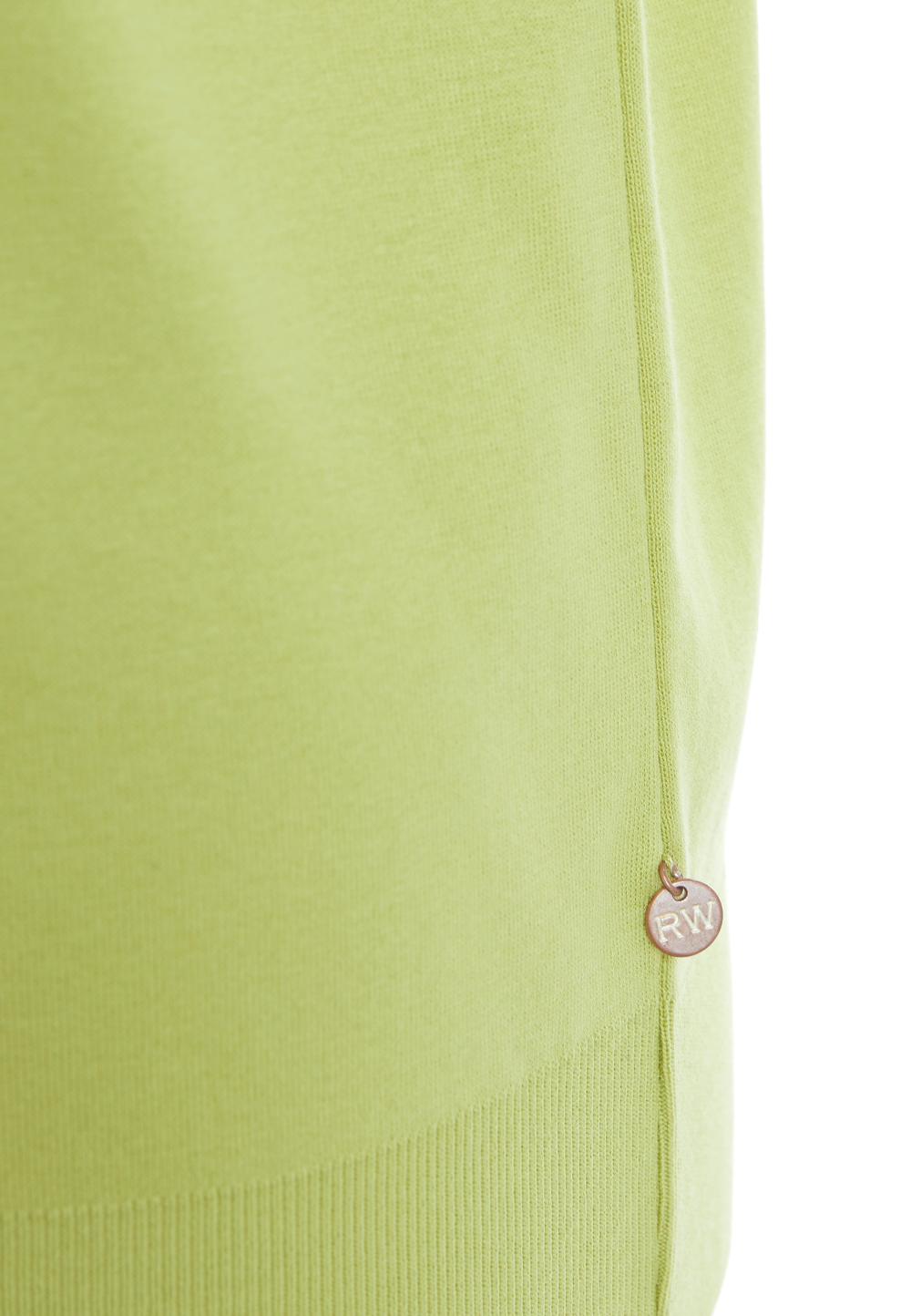 Henley top in Green - W
