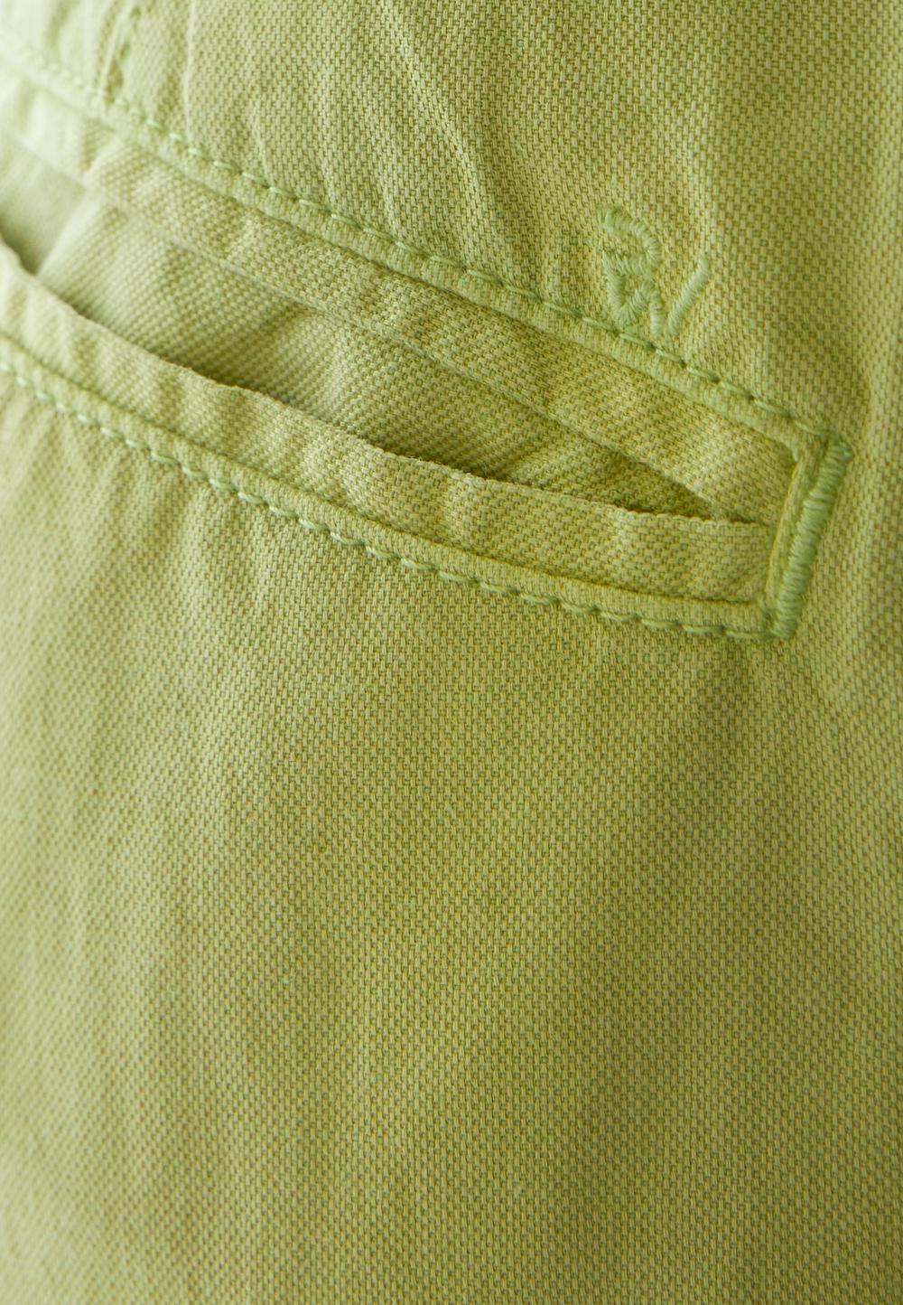 Wide Pleated Pants In Green - Vert