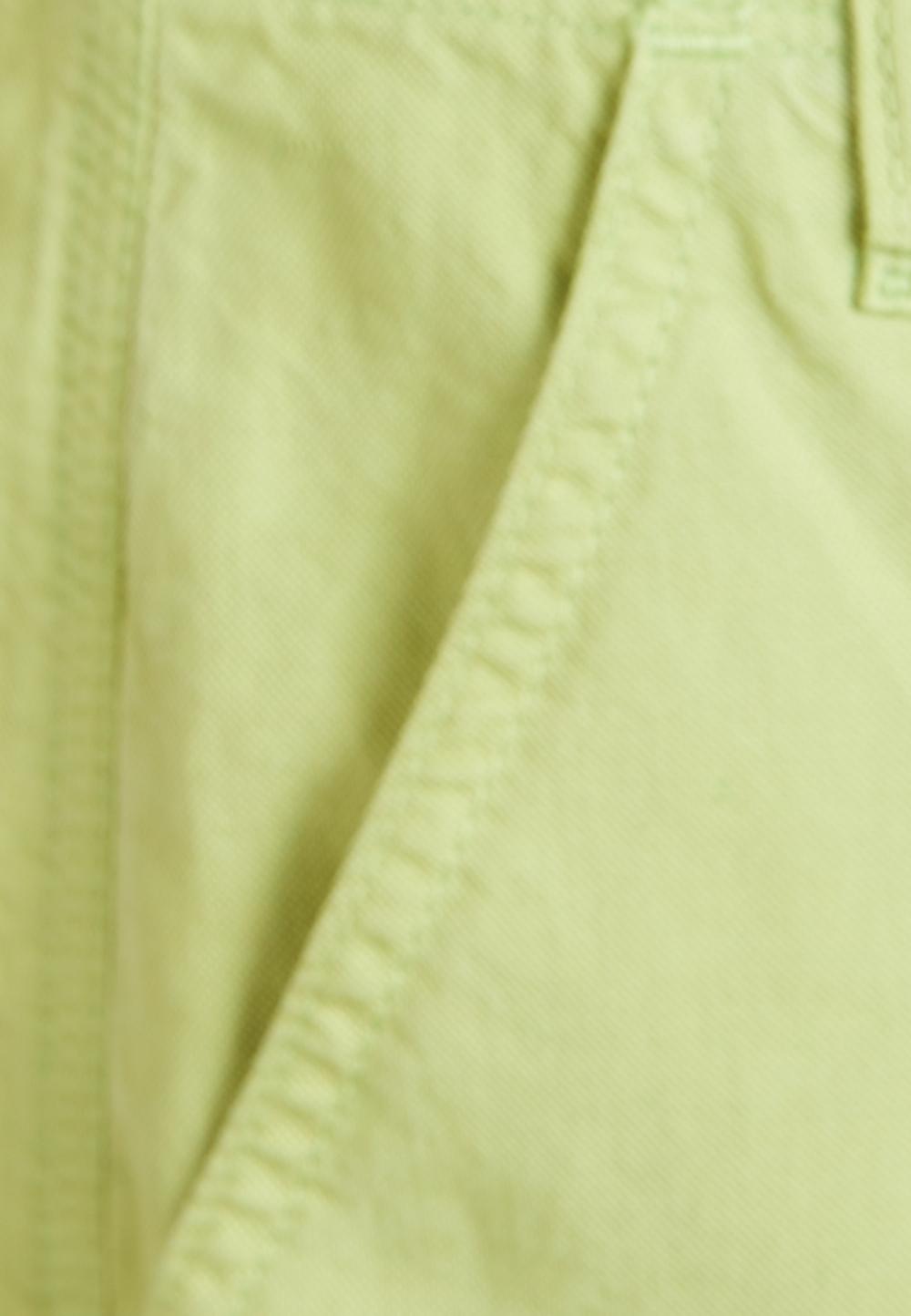 Wide Pleated Pants In Green - Vert