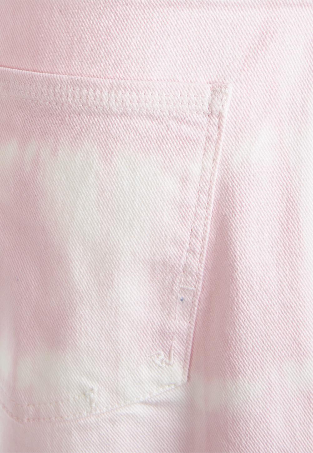 Mid waist 5 pocket pants in Pink - W