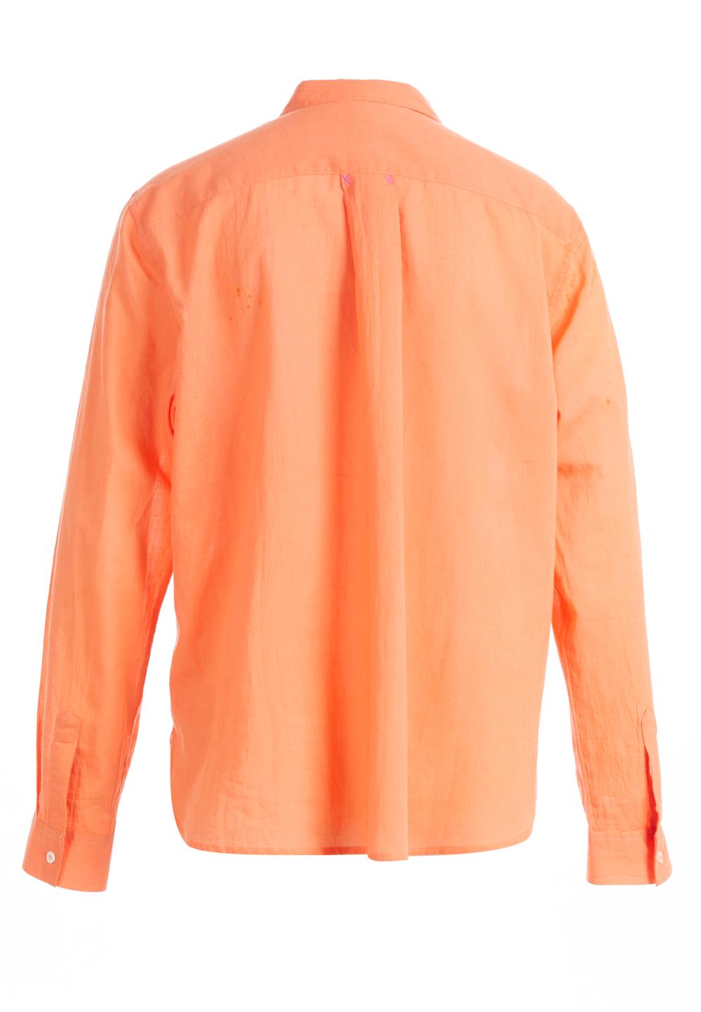 Chemise basique confortable orange