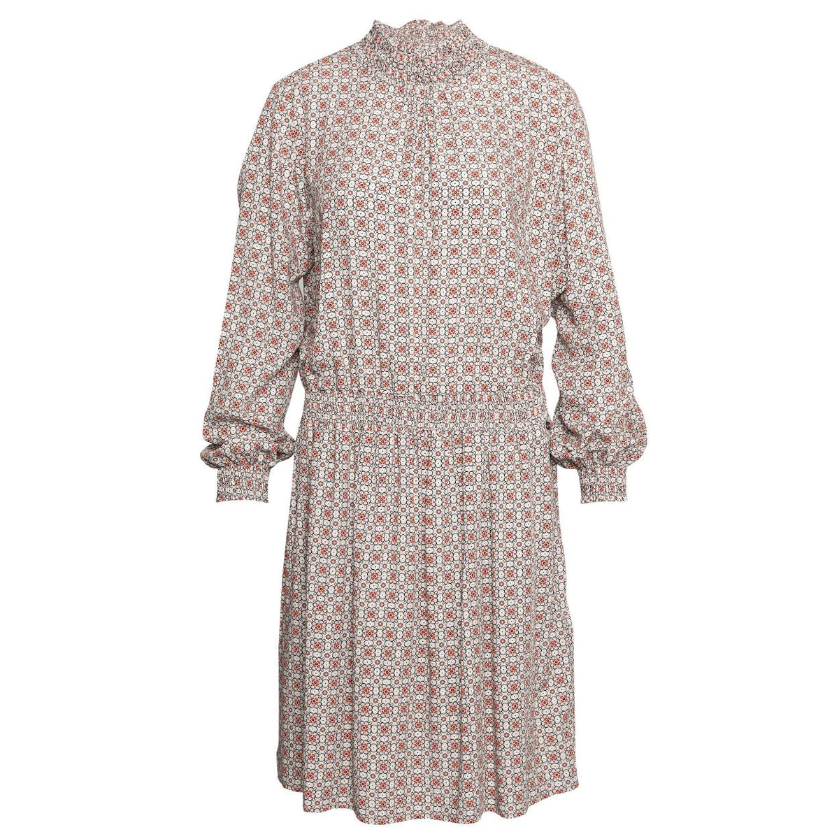 Dress With Smock Detail In Multi - Multi