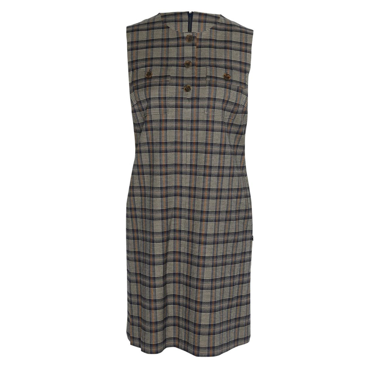 Short Sleeveless Dress In Multi - Multi