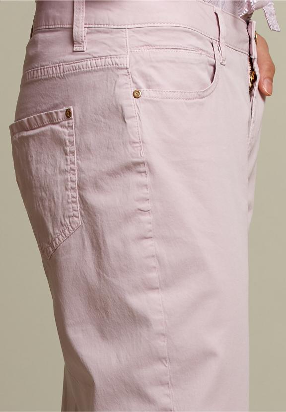 Purple Cropped Bootcut Pants - Purple