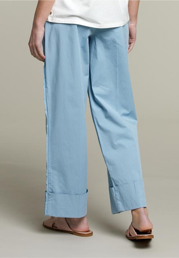 Straight Pants Blue - Vert