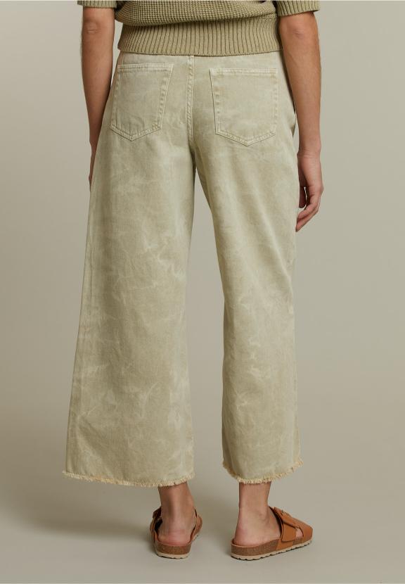 Khaki Boxy Jeans - Vert