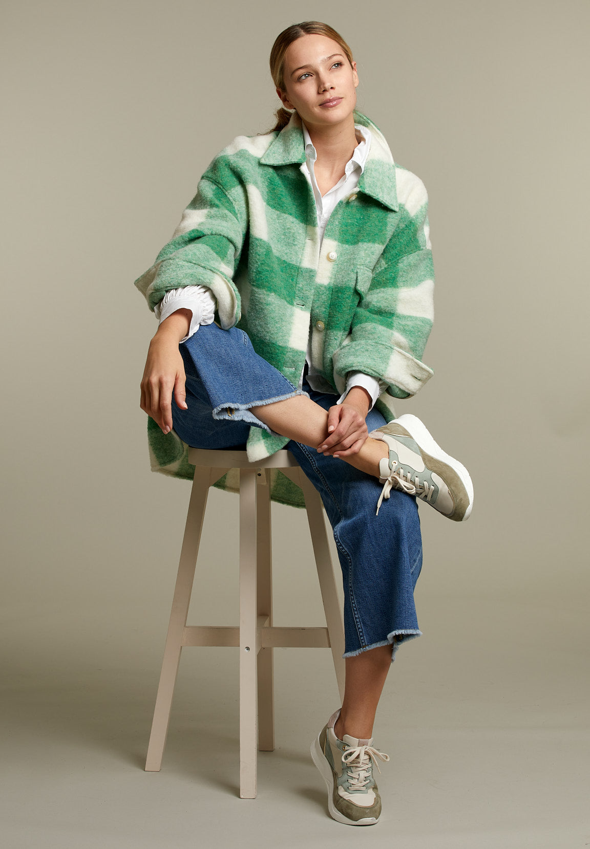 Off White Balloon Sleeves Shirt - White - W