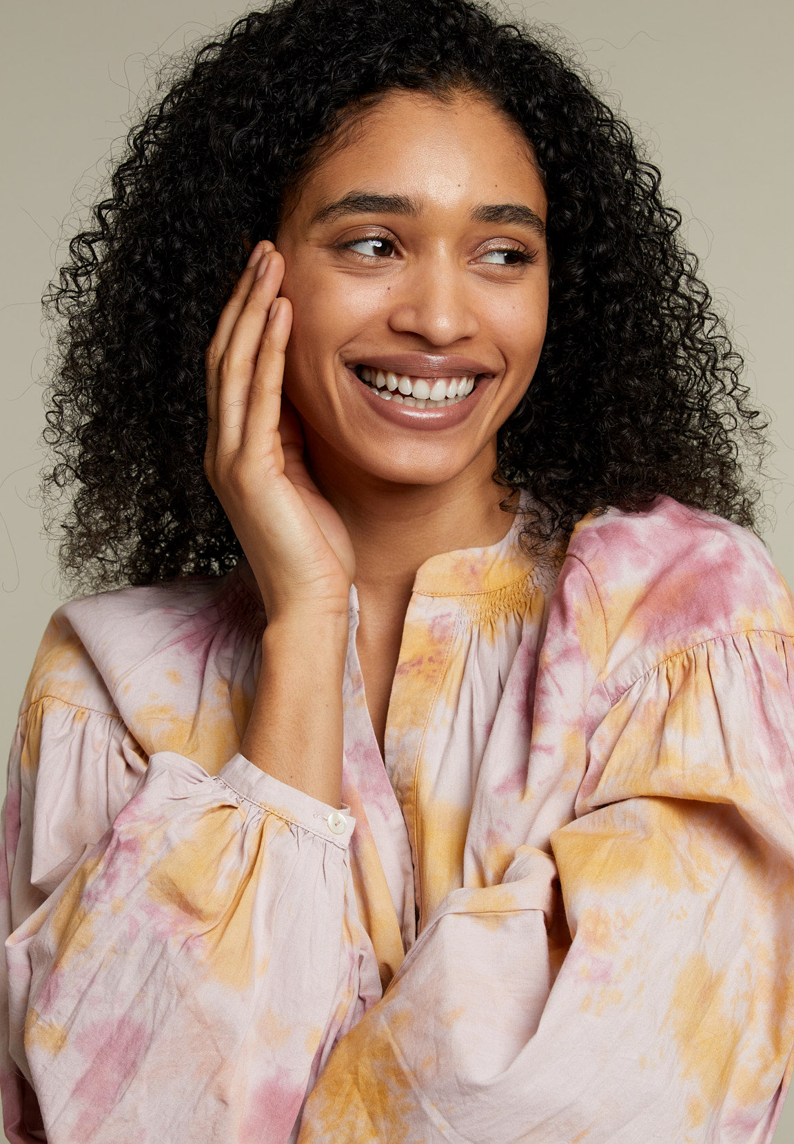 Purple Loose Long Sleeves Shirt - Purple - W