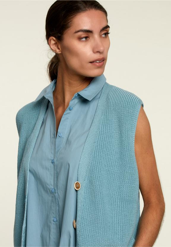 Green V-Neck Spencer - Vert