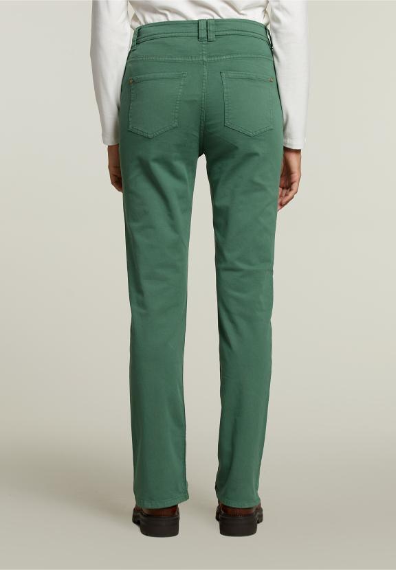 Green Long 5-Pocket Pants - Vert