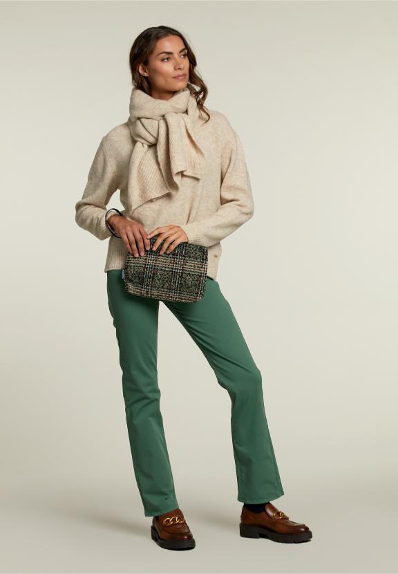Green Long 5-Pocket Pants - Vert