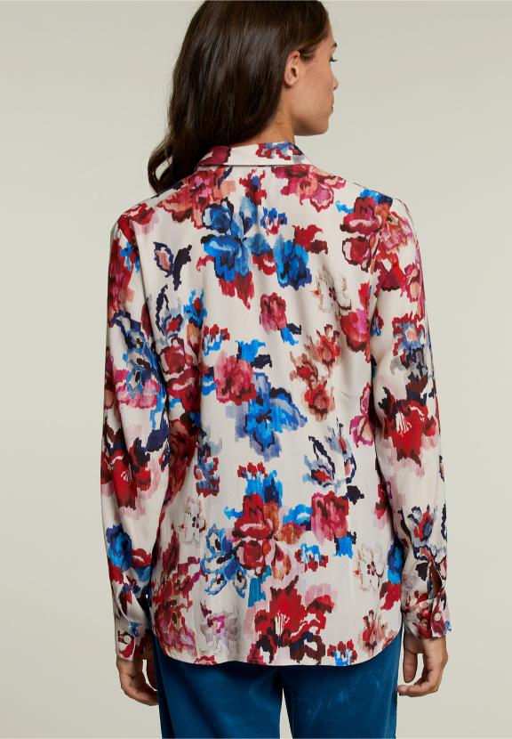 Multi Floral Shirt With Buttons - Multi