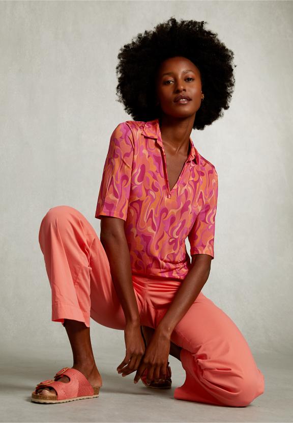 Orange Basic Pants - Orange