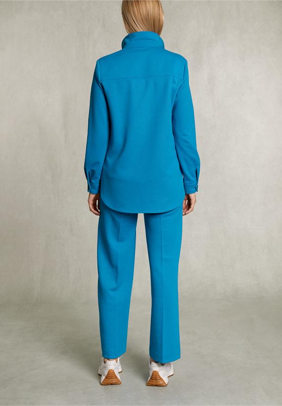 Petrol Oversized Milano Shirt 2 Pockets - Bleu