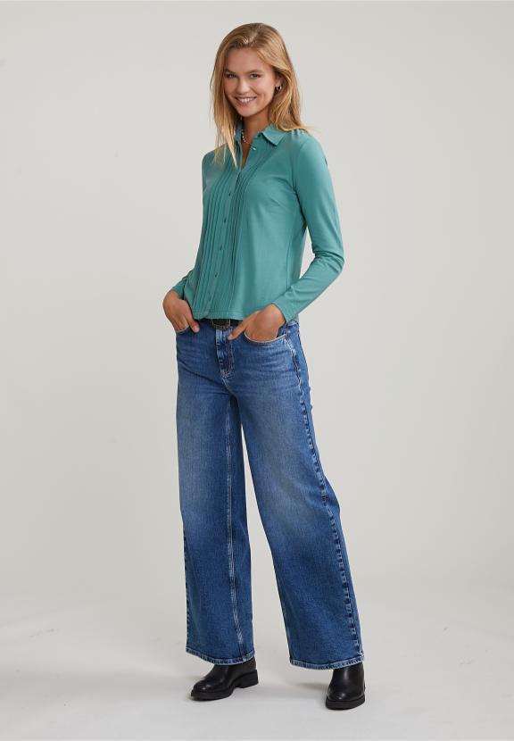 Lake Green Classic T-Shirt Long Sleeves - Vert