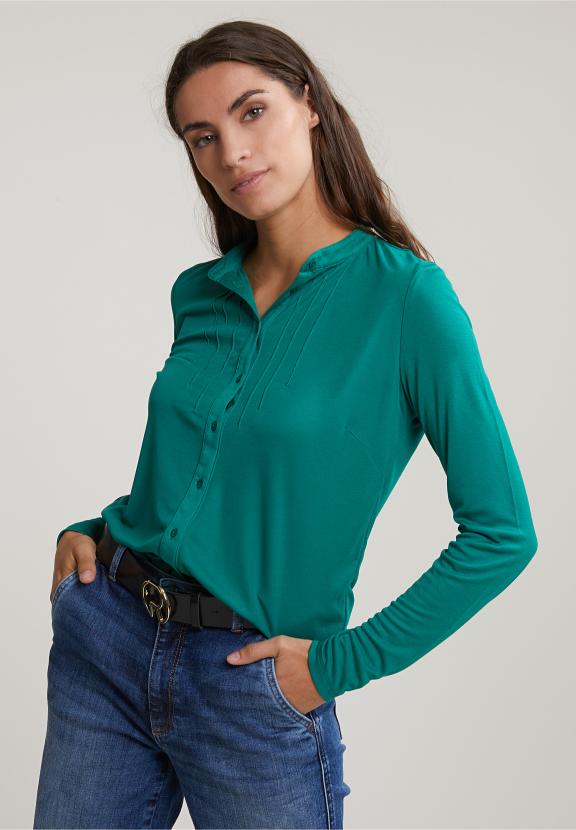 Green Classic T-Shirt Long Sleeves - Vert