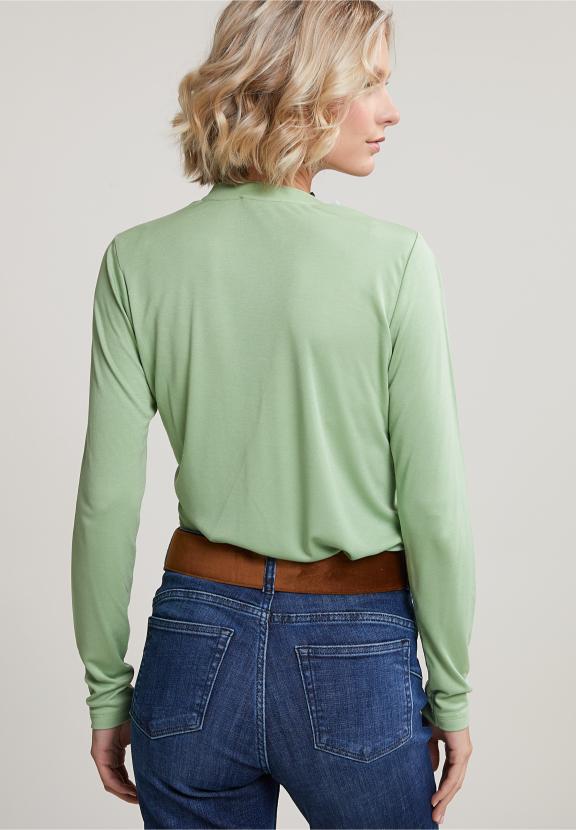Emerald Green Classic T-Shirt Long Sleeves - Vert