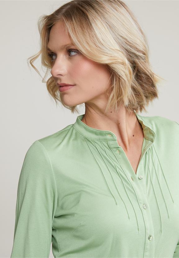 Emerald Green Classic T-Shirt Long Sleeves - Vert