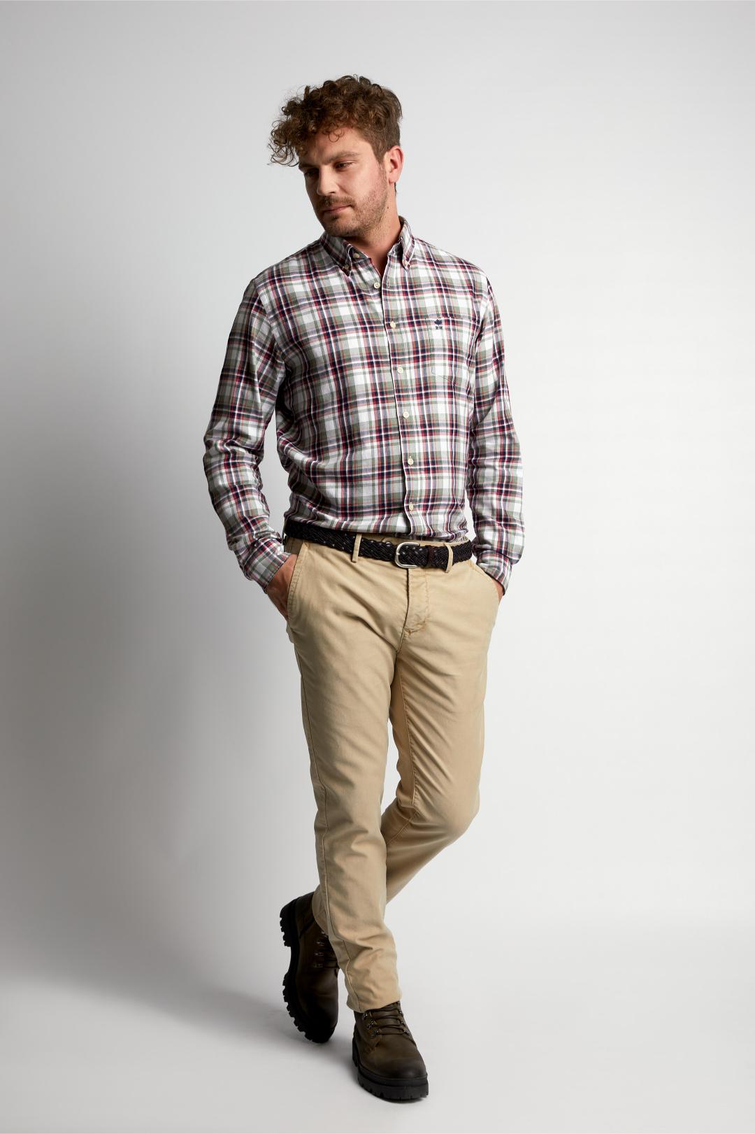 Custom Fit Wallstreet Shirt - Blanc