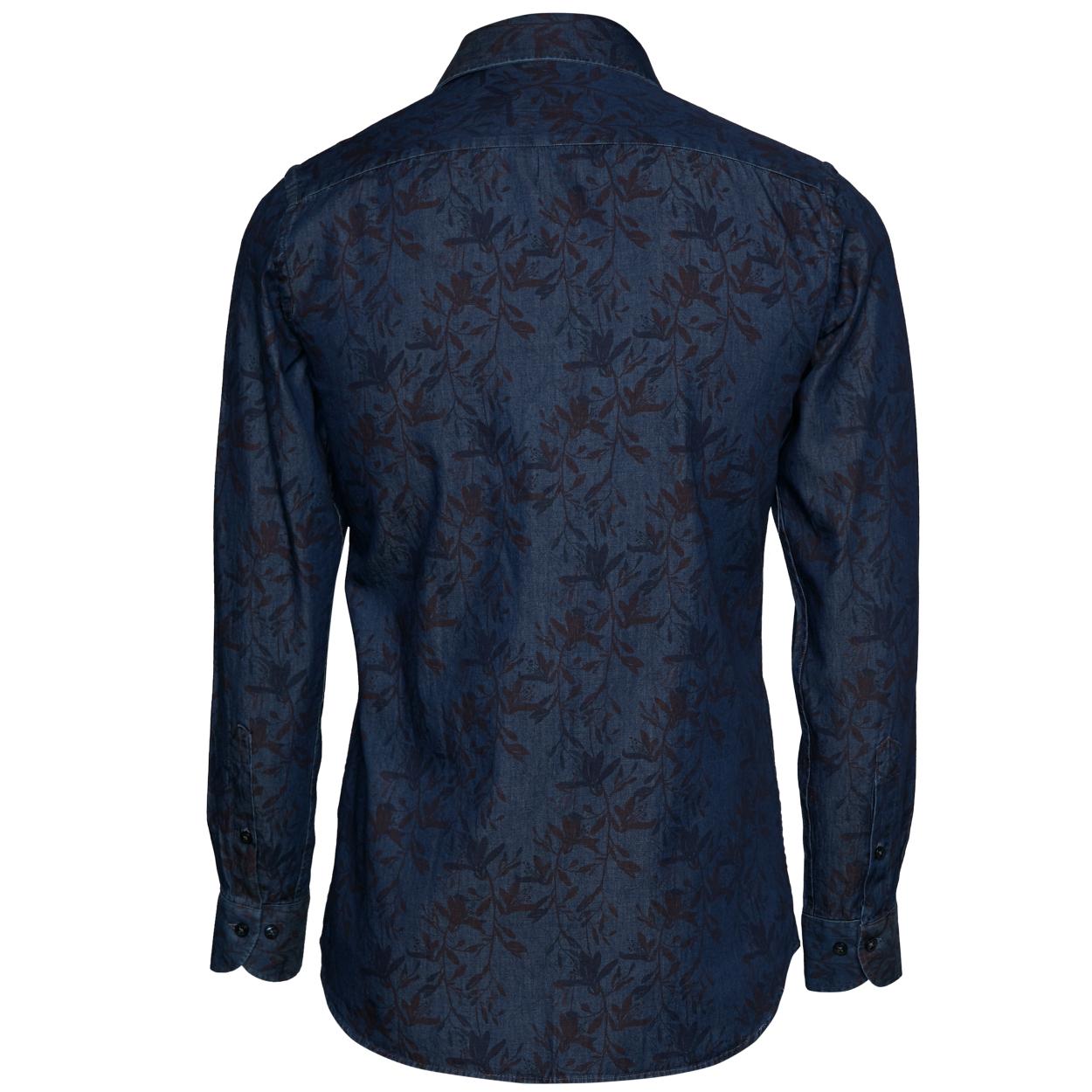 Custom Fit Riviera Shirt - Bleu
