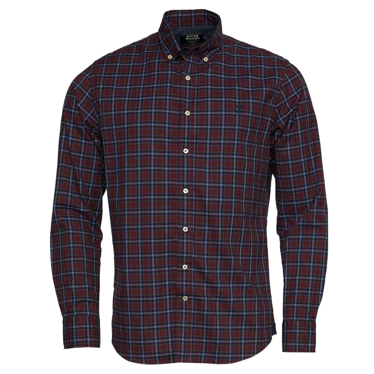 Slim Fit Princeton Shirt - Bleu