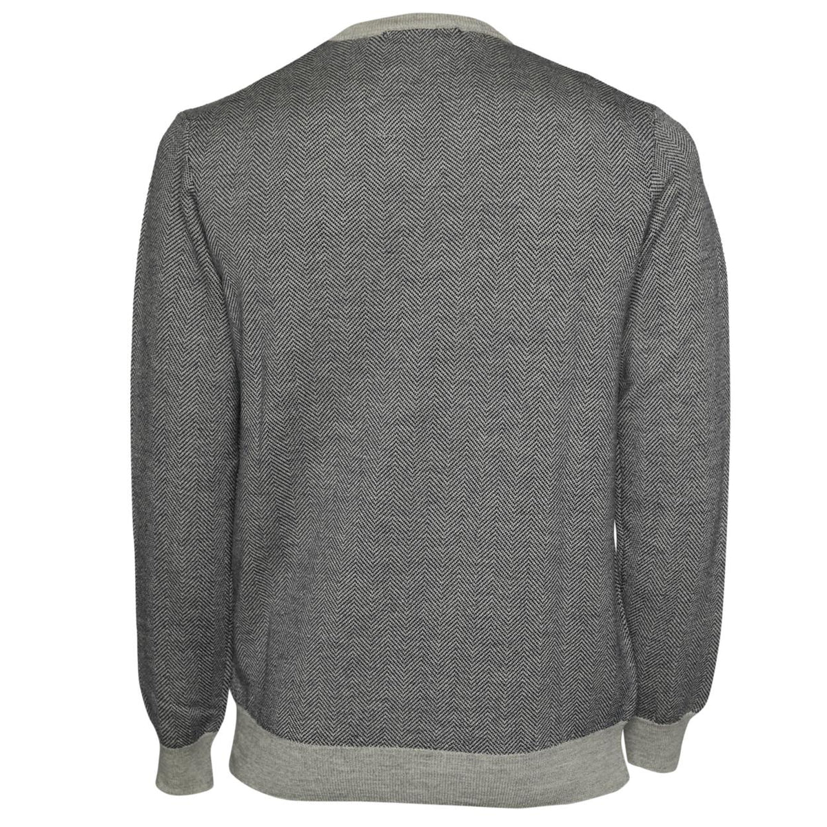 Custom Fit Merino Wool Pullover - Gris