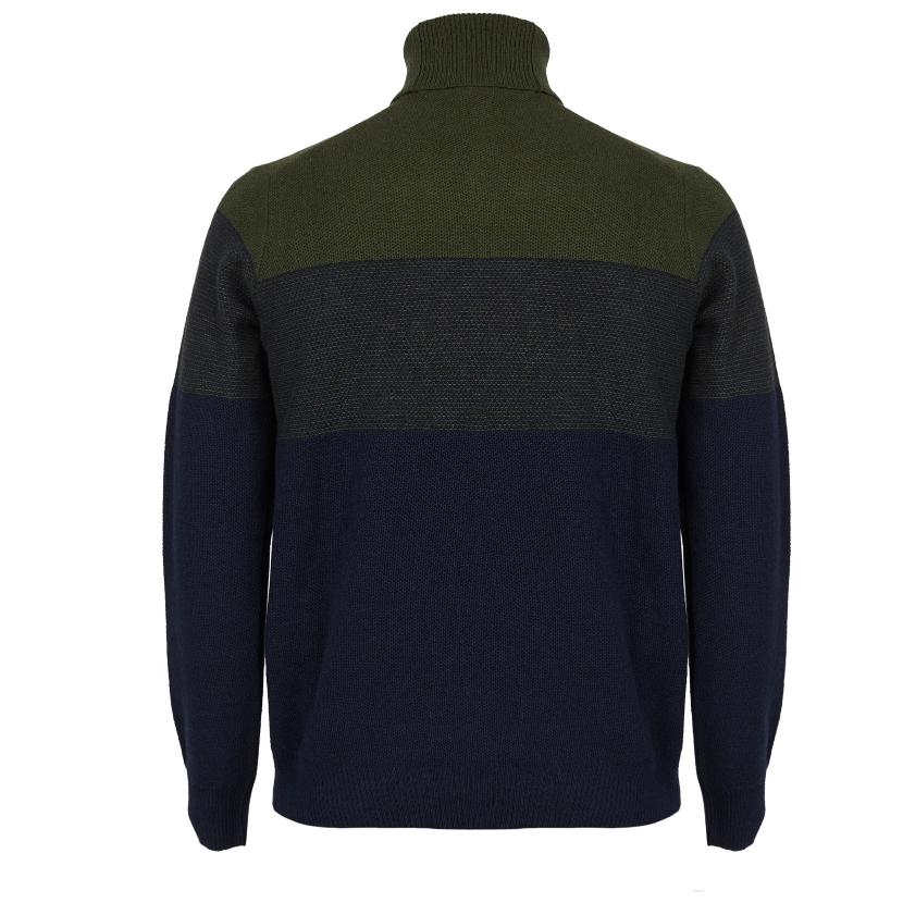 Slim Fit Roll Neck Pullover - Vert