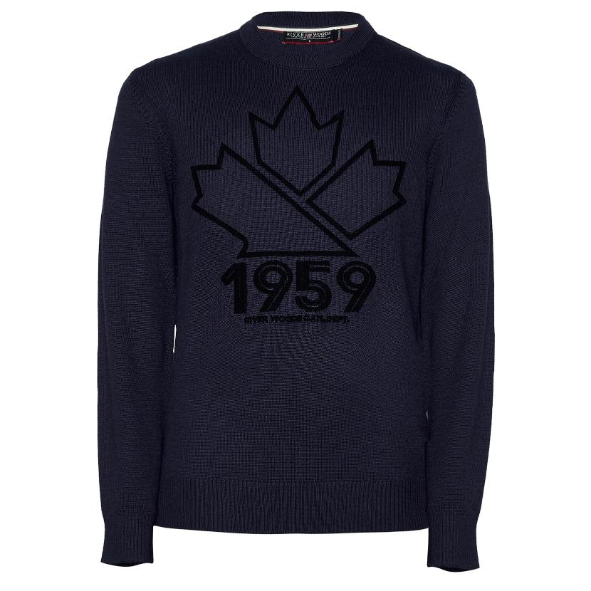 Custom Fit Round Neck Pullover - Bleu