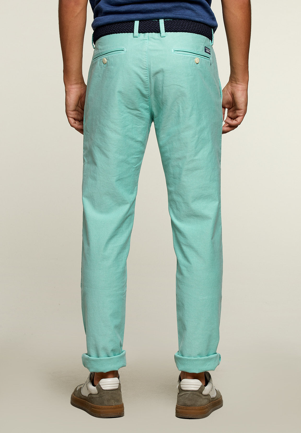 Slim Fit Cotton Chino Pistache - Green - W
