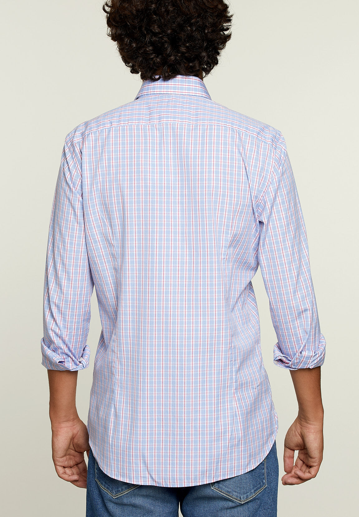 Chemise à carreaux slim fit multicolore - Multicolore - W